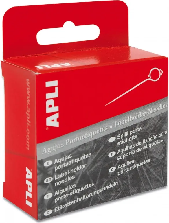 AGUJAS APLI PORTAETIQUETAS 100 unidades