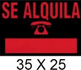 CARTEL SE TRASPASA 35 X 25 cm