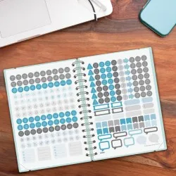 Agenda Finocam 16 Meses Haiku E10 Sv Horiz.azul 25-26 - imagen 7