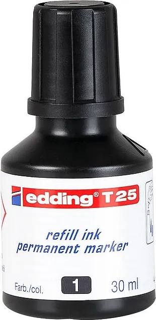 TINTA EDDING FRASCO 30ML NEGRO