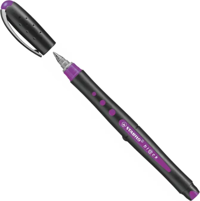 BOLIGRAFO STABILO BLACK FINE LILA