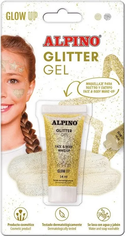 MAQUILLAJE ALPINO GLITTER ORO