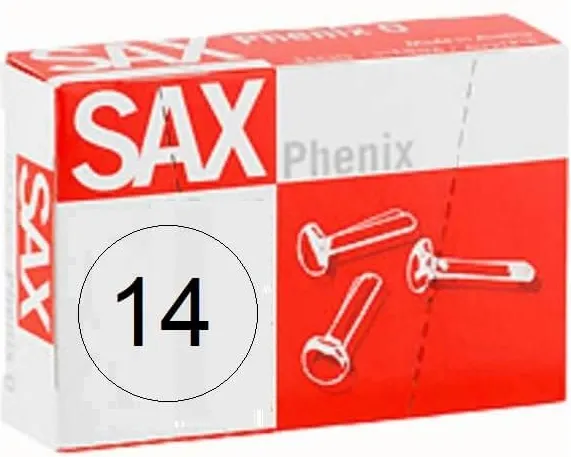 Encuadernadores Sax Nº14  90MM