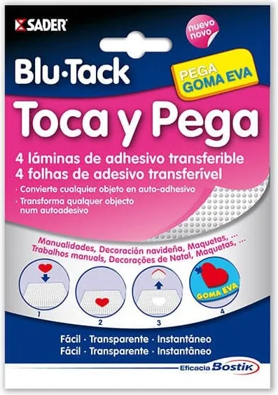 LAMINAS  BOSTIK BLU-TACK TOCA Y PEGA