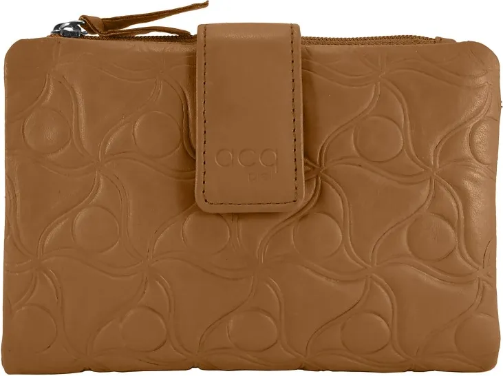 MONEDERO PIEL VENUS 16 CAMEL