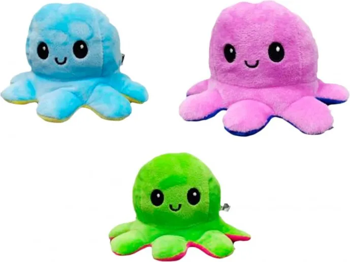PULPO PELUCHE REVERSIBLE