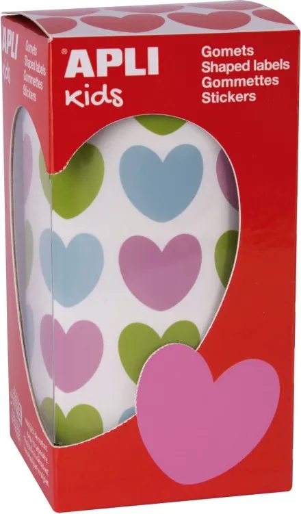 GOMETS APLI ROLLO CORAZONES MULTICOLOR