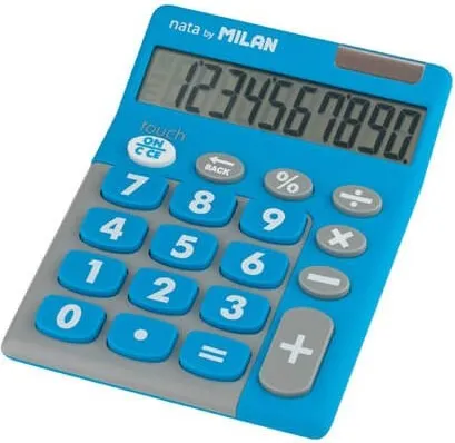 CALCULADORA 10 DIG. TOUCH DUO AZUL