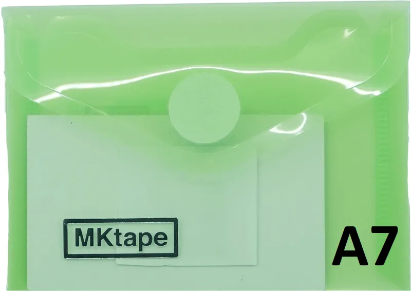 Sobre Velcro Pp A7 (17X24) Verde Neón