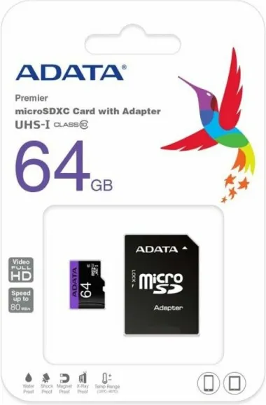 TARJETA MEMORIA MICRO SD 64GB