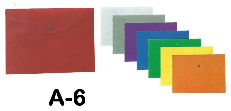 SOBRE BROCHE PP A6 SURTIDO