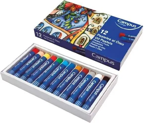 PASTEL AL OLEO CAMPUS 12 COLORES