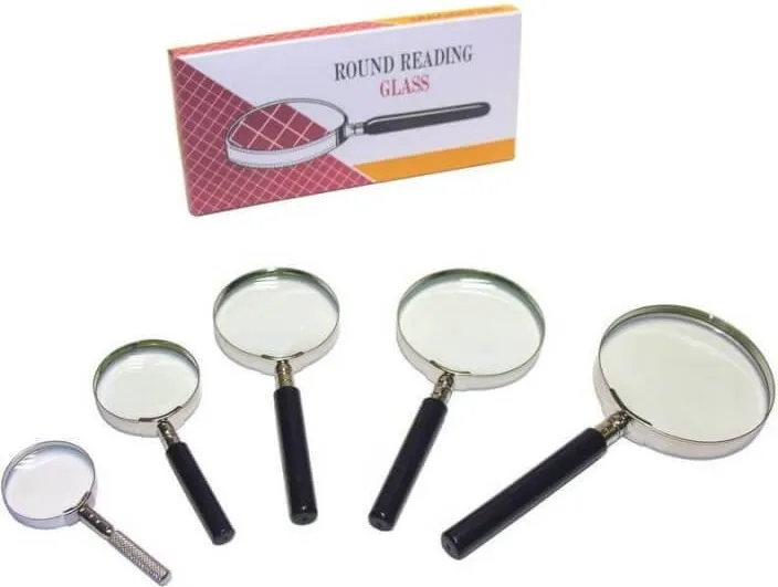 Lupa Mango Metal 50 Mm.