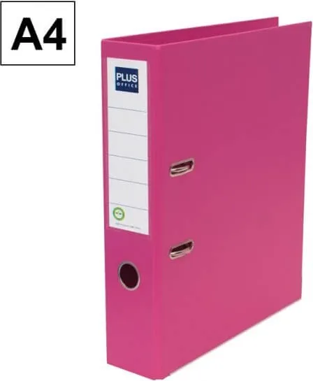 ARCHIVADOR A4 PLUS LOMO 75MM ROSA