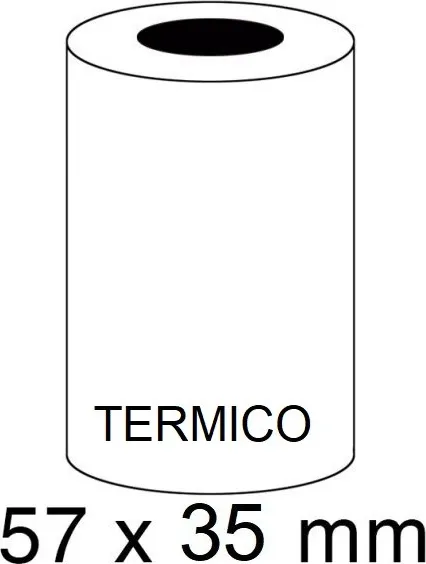 ROLLOS TERMICOS 57 X 35 MM
