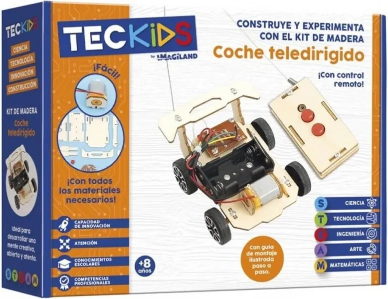 KIT MADERA TECKIDS COCHE TELEDIRIJIDO