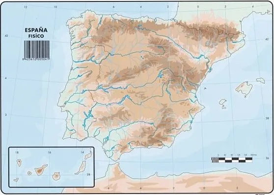 Mapas España Físico