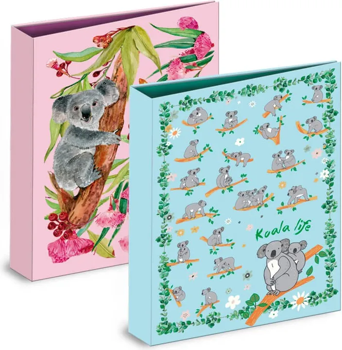 CARPETA  A4 4AN. 35MM. KOALA ROSA