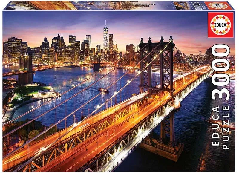 Puzzle 3000 Manhattan Al Atardecer