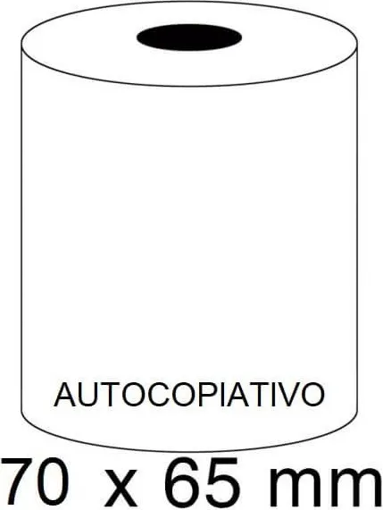Rollo 70X65 Autocopiativo 2H
