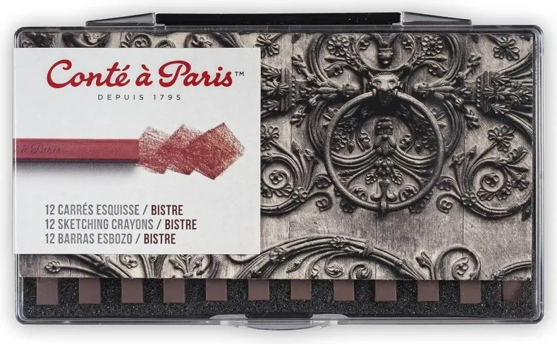 Barras Conté À Paris Bistre 12 Unid