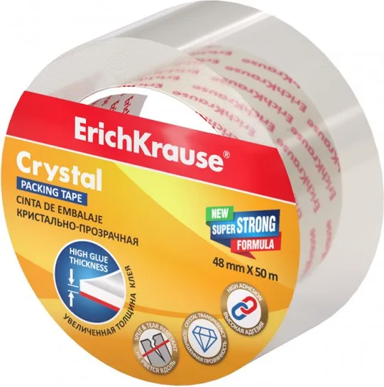 CINTA PRECINTO CRYSTAL 48MMX50M ERICH KRAUSE