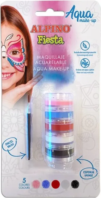 MAQUILLAJE POLVERA EN TORRE ACUARELABLE 5 COLORES