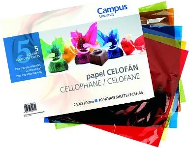 Bloc Papel Celofán Campus 24x32cm