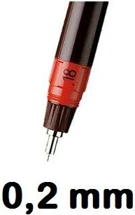 Estilografo Rotring Isograph 0,2