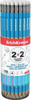 Lapiz Grafito C/Goma 2X2 Hb Bote 42