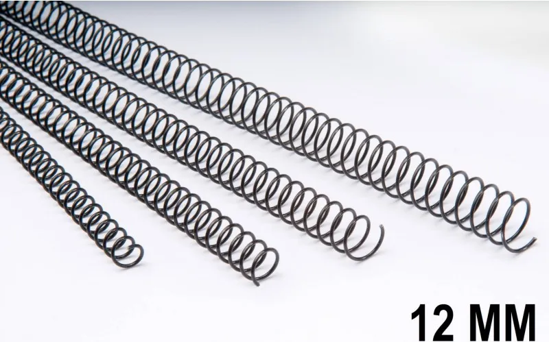 Espiral Metálico  Dhp Negro 12MM