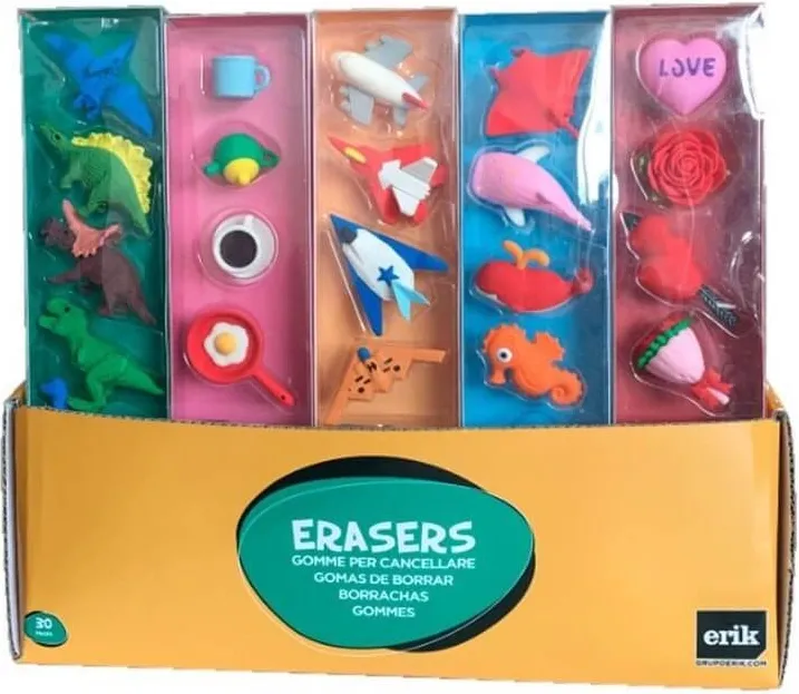 Gomas de Borrar Fantasía Set 5 Unidades