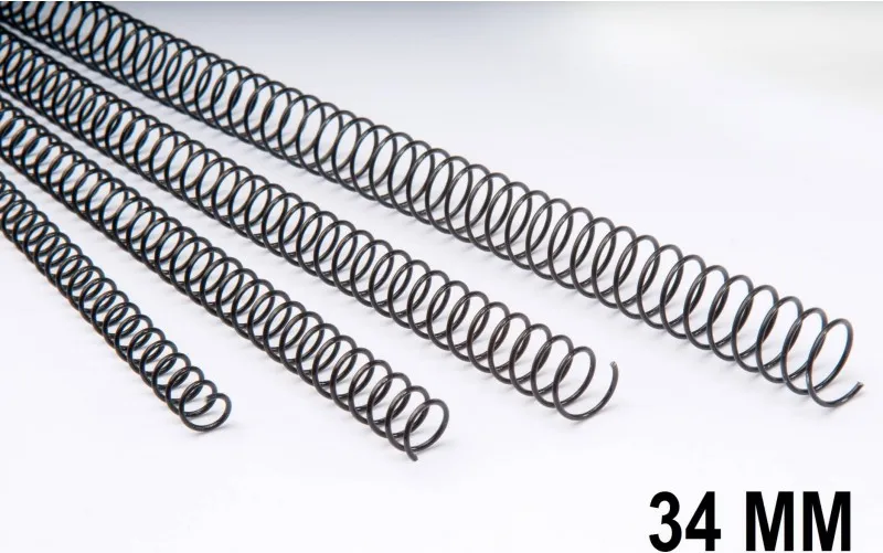 Espiral Metálico  Dhp Negro 34MM
