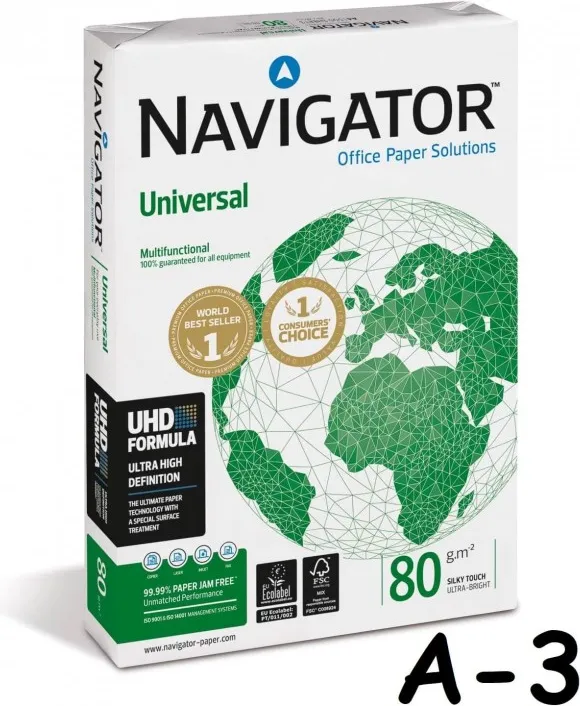 Papel Multifunción Navigator A3 80gr 500H