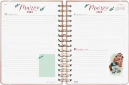 Agenda Finocam Flower Journal E10 1DP Rosa 25-26 - imagen 7