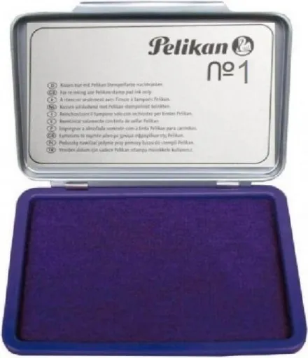 Tampón Pelikan Nº1 Violeta  9X16CM