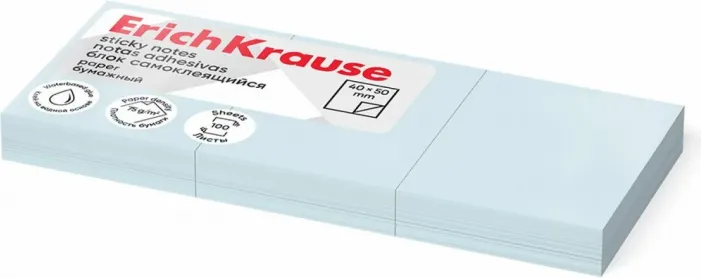 Notas Adhesivas Erich Krause 50X40 Azul