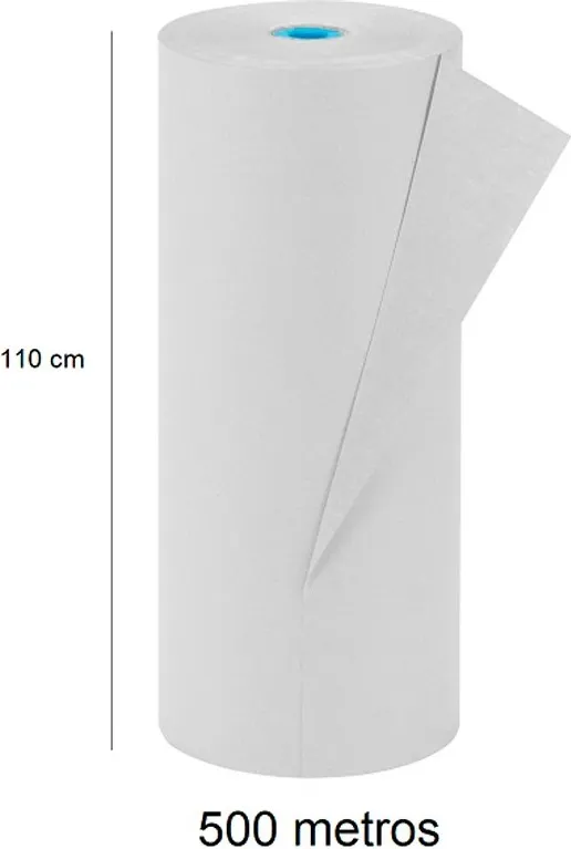 BOBINA PAPEL KRAFT BLANCO 110 CM 500M