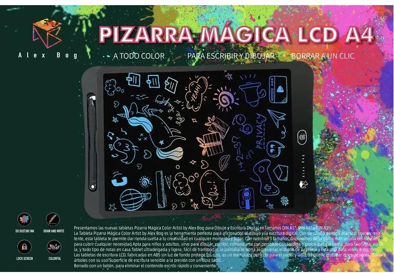 Pizarra Magica LCD A4 Color