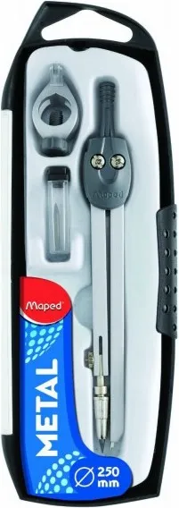 Compás Maped Metal estuche 3 piezas