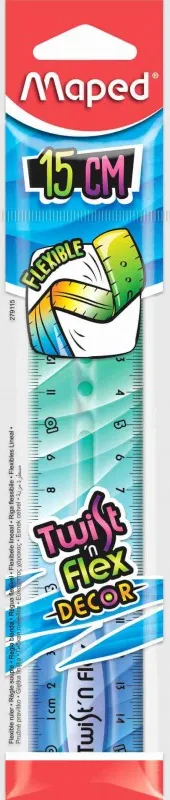 Regla Flexible TwistN Flex Decor 15CM