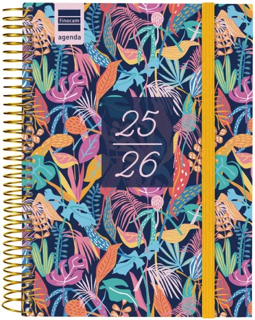 Agenda Finocam Secundaria 1/4 1DP Tropical 25-26