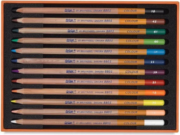 LAPIZ PASTEL DESING 12 COLORES