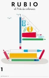 RUBIO LIBRO COLOREAR 1 ARTE DE COLOREAR