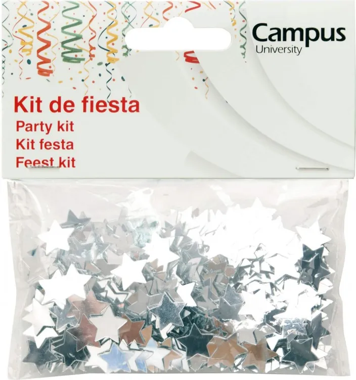 SET MANUALIDADES CAMPUS ESTRELLAS PLATA 14 gr.