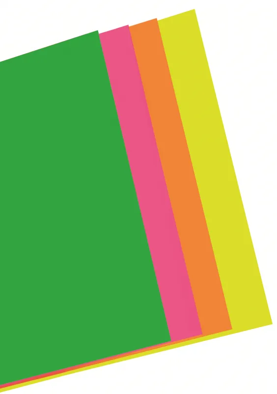 Cartulina GUARRO 50x65 FLUORESCENTE 25HOJAS