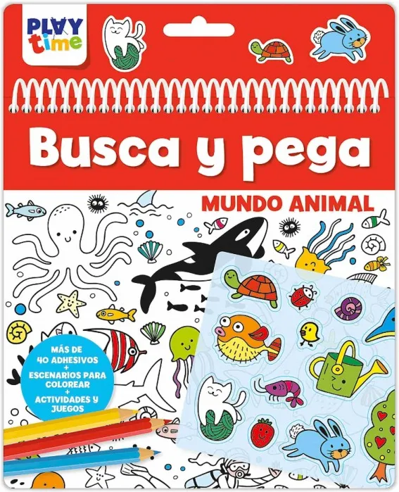 Busca y Pega. Mundo Animal