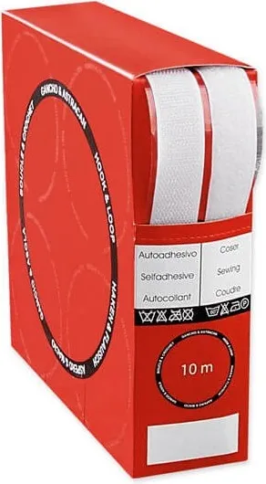 VELCRO ADHESIVO BLANCO 10 METROS