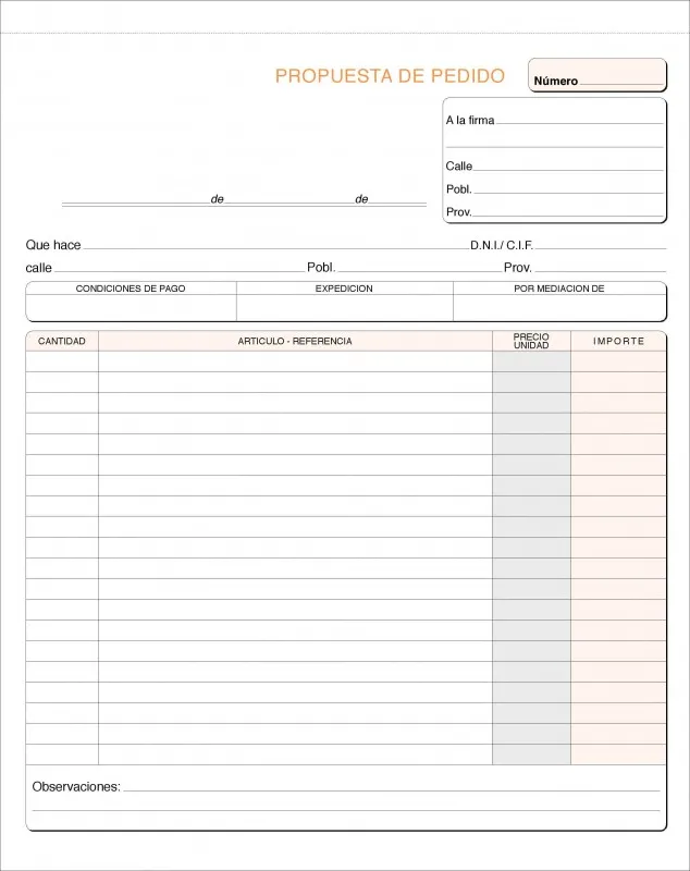 Talonario Pedidos 21,5X26,5 Cm Duplic.t-97