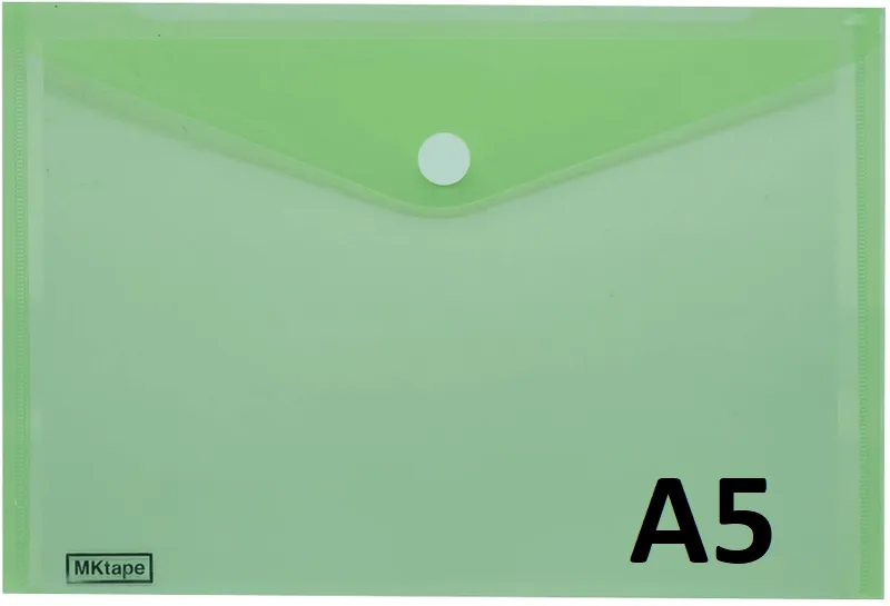 Sobre Velcro Pp A5 (17X24) Verde Neón